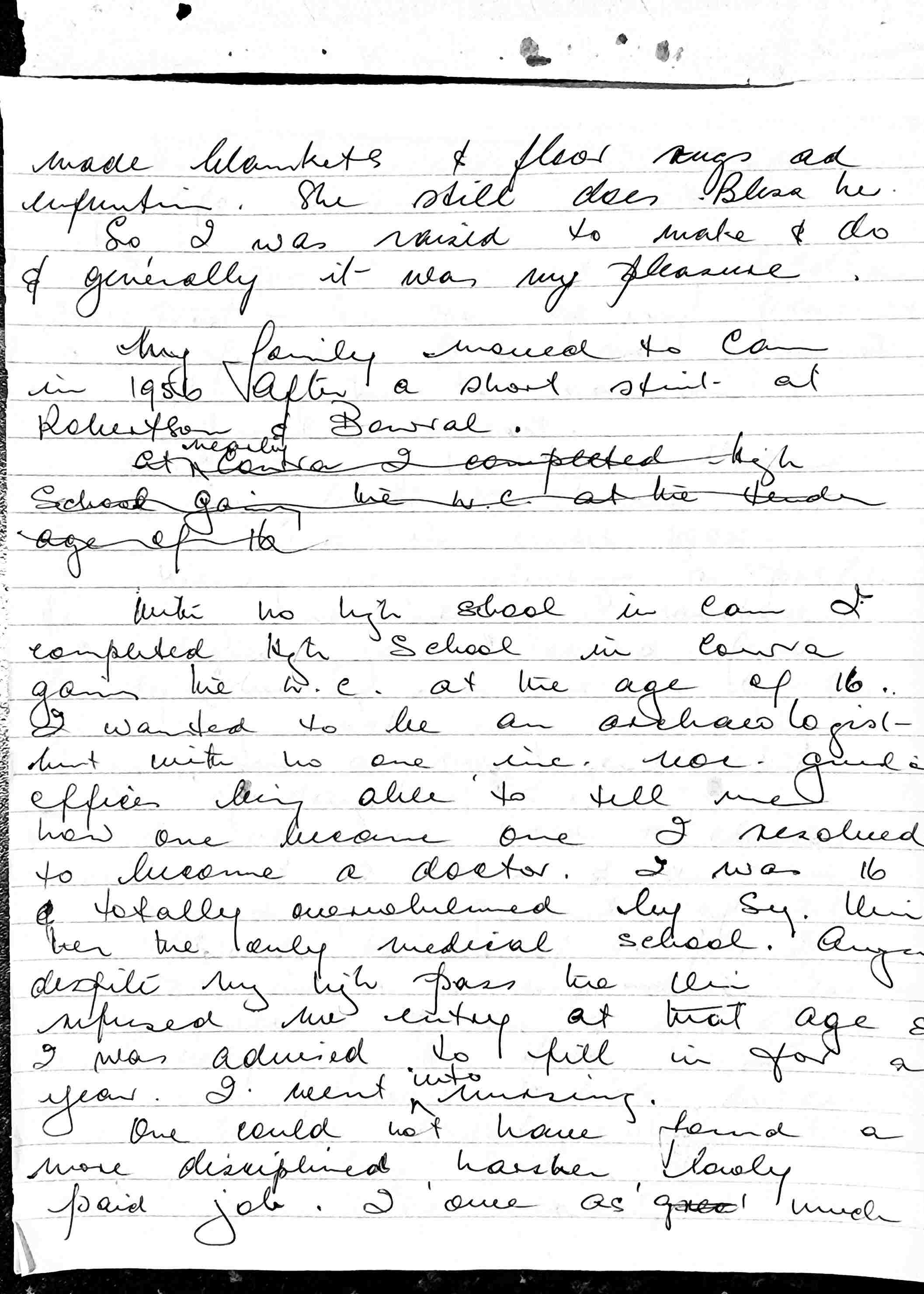 MChickAutobiographyHANDWRITTENcirca1991 Page 2