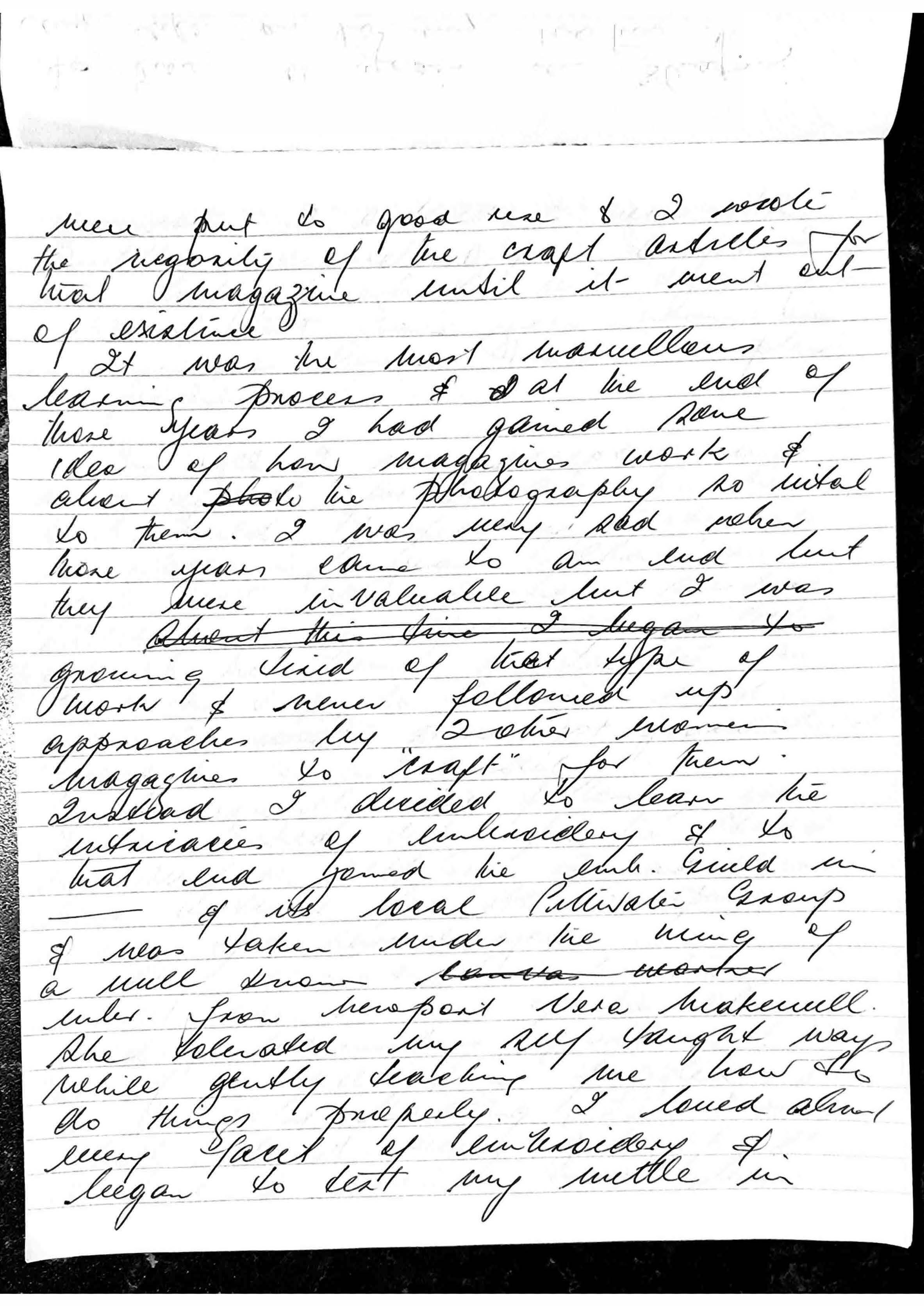 MChickAutobiographyHANDWRITTENcirca1991 Page 4