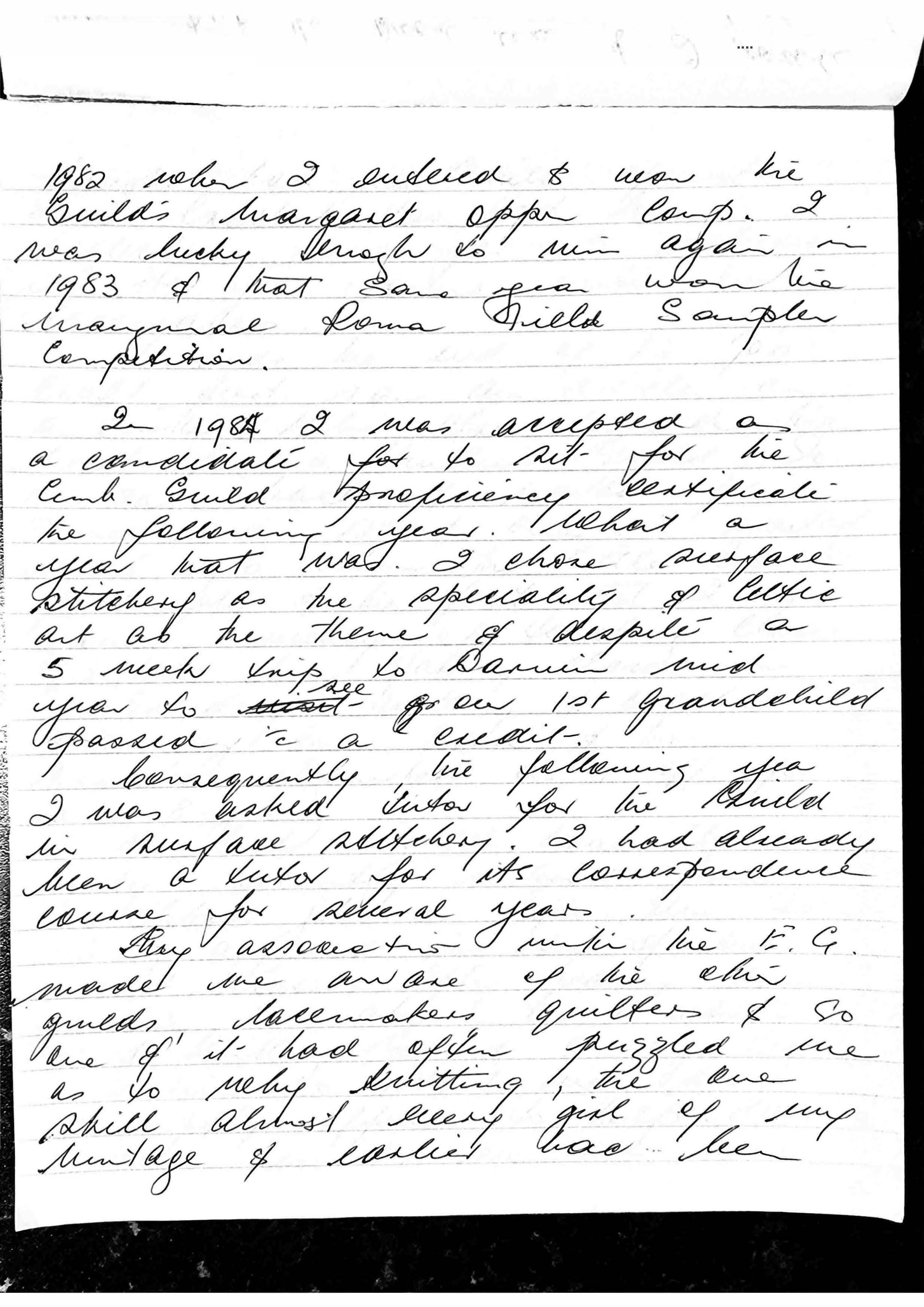 MChickAutobiographyHANDWRITTENcirca1991 Page 5